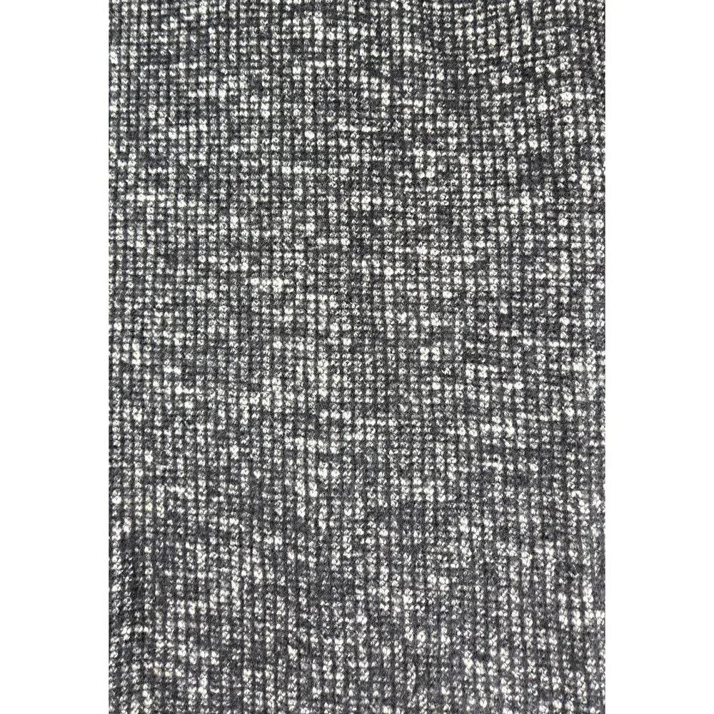 Ann Taylor Tweed Mini Pencil Skirt 2P Black White Weave Lined Career Mod Preppy